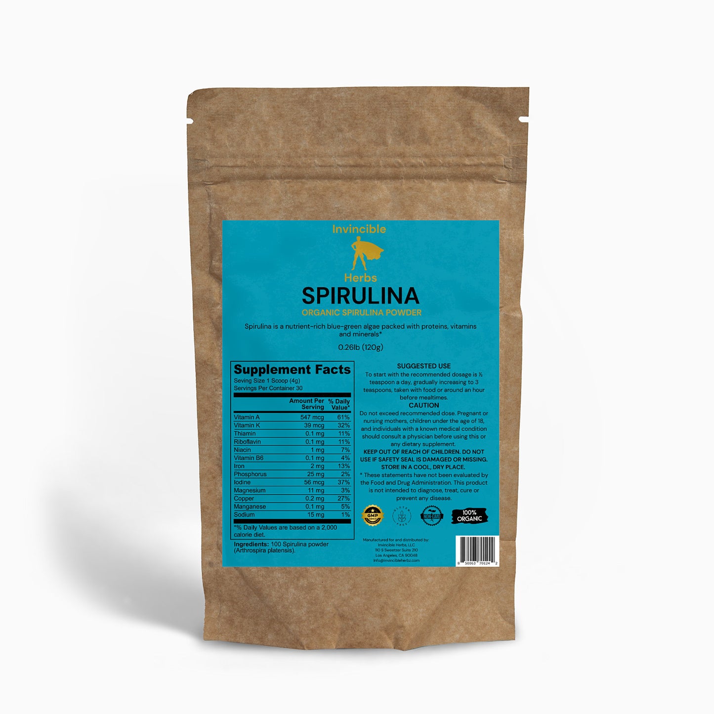 Organic Spirulina Powder