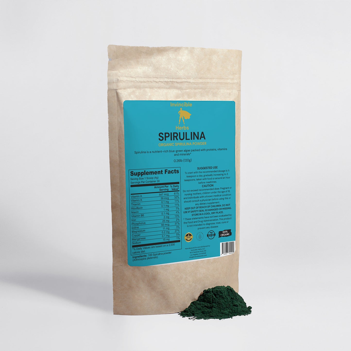 Organic Spirulina Powder