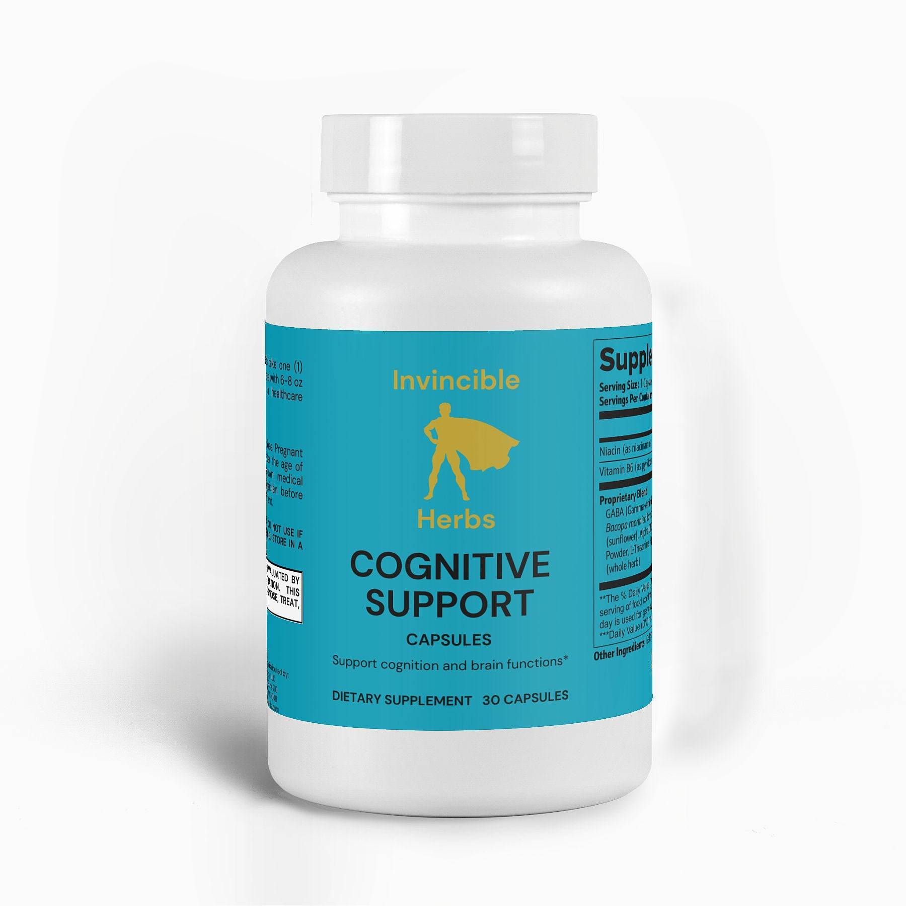 Cognitive Support capsules bottle front view