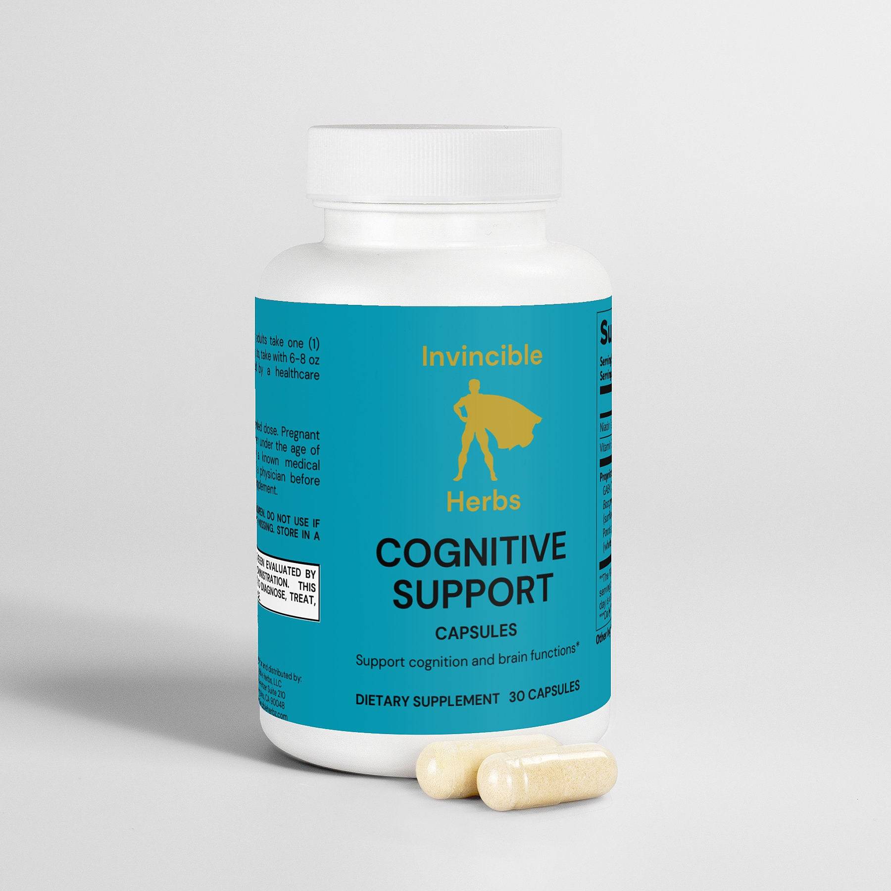 Cognitive Support capsules bottle with two capsules