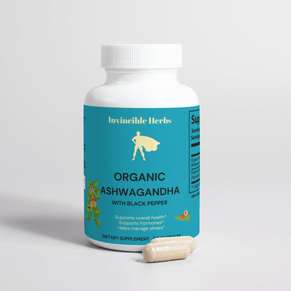 Organic Ashwagandha with Black Pepper