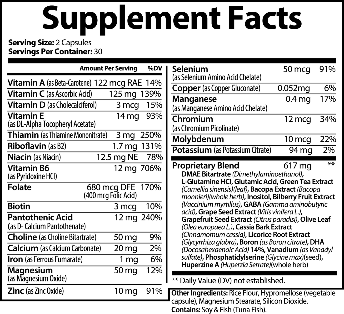 Focus Formula