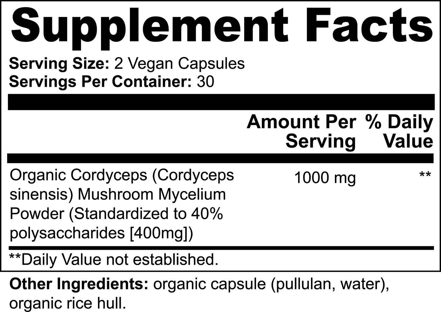 Organic Cordyceps