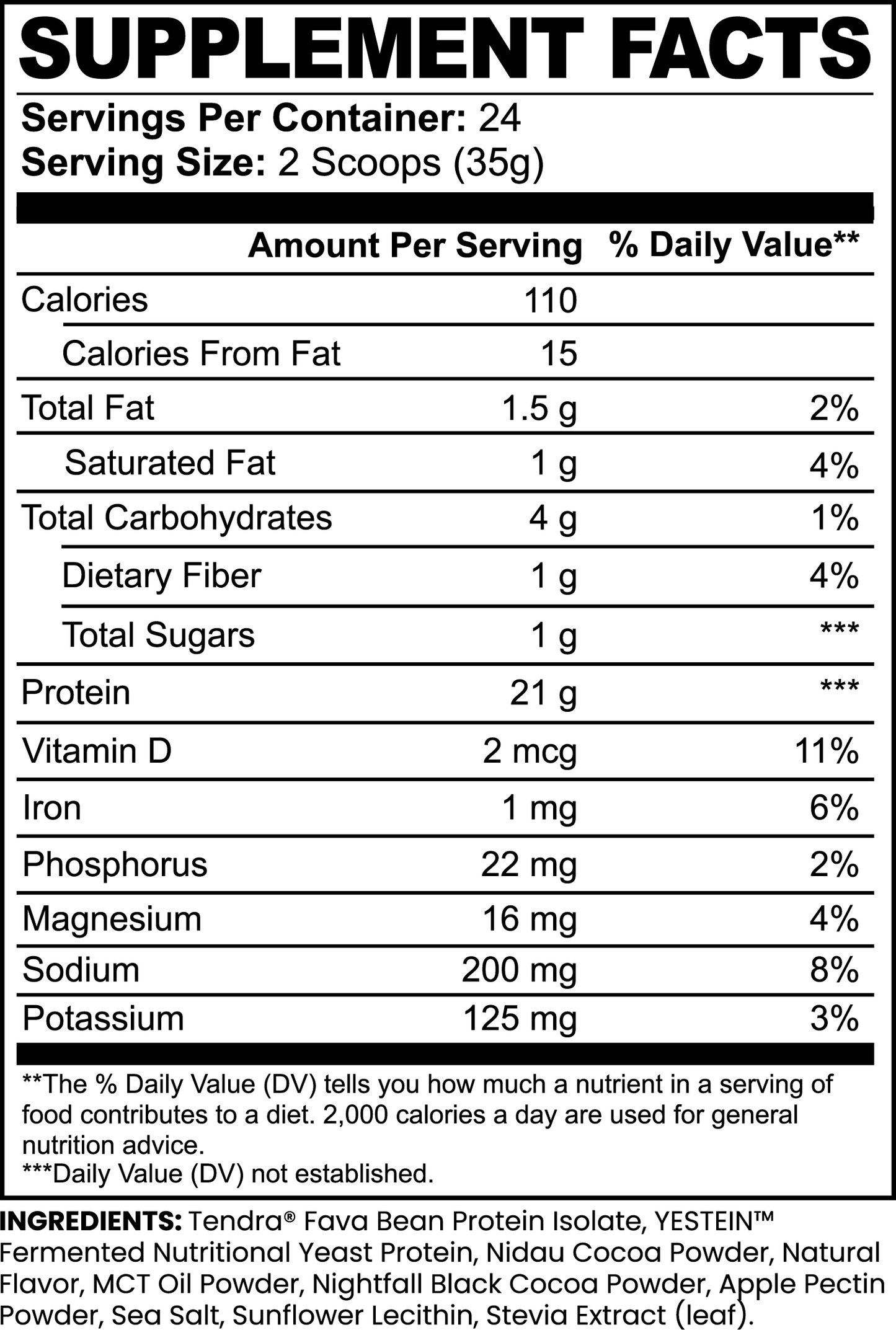 100% Plant Protein (Chocolate)